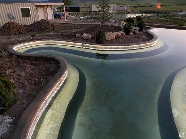 View of pool with a pool