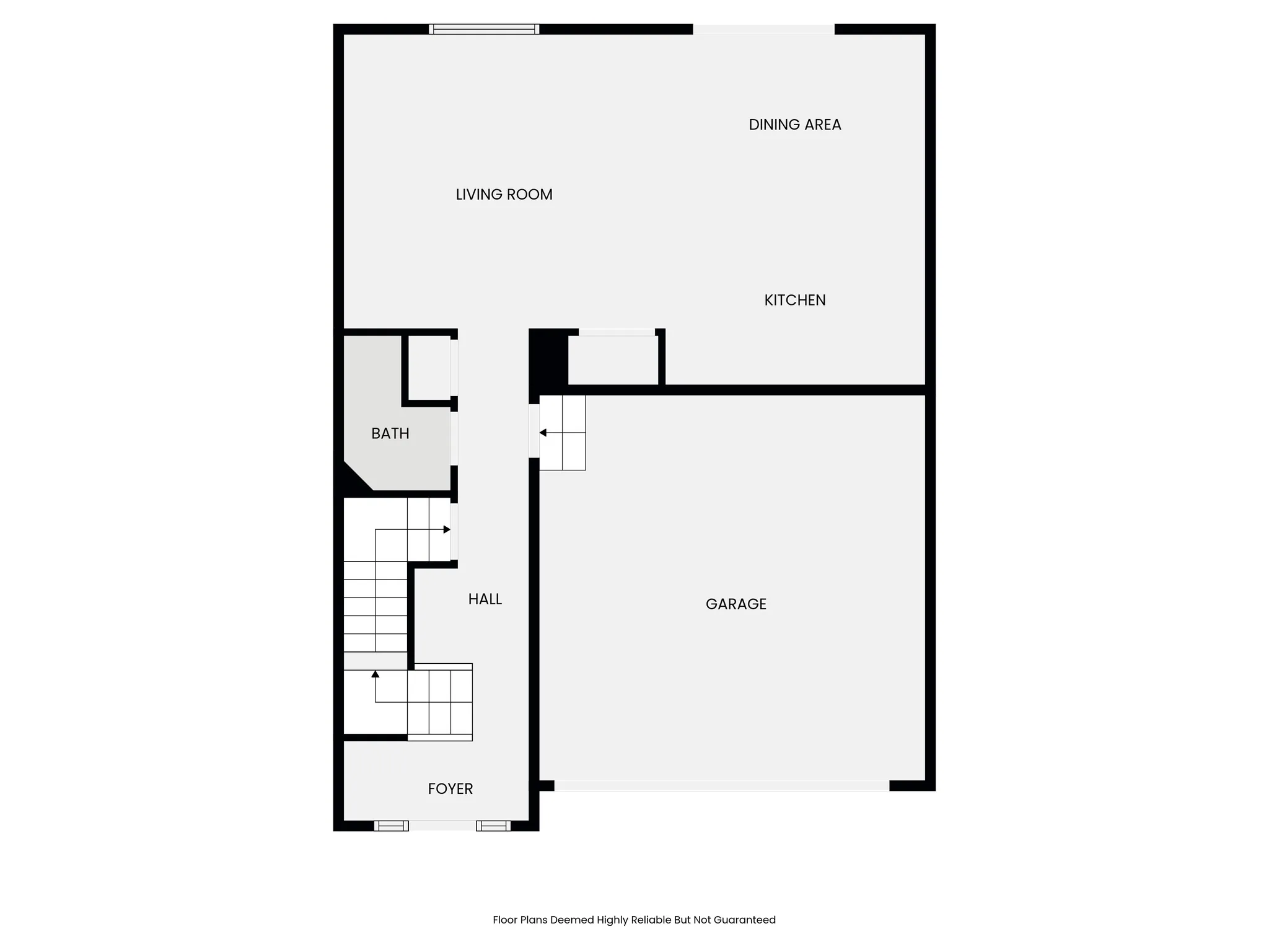 View of floor plan / room layout