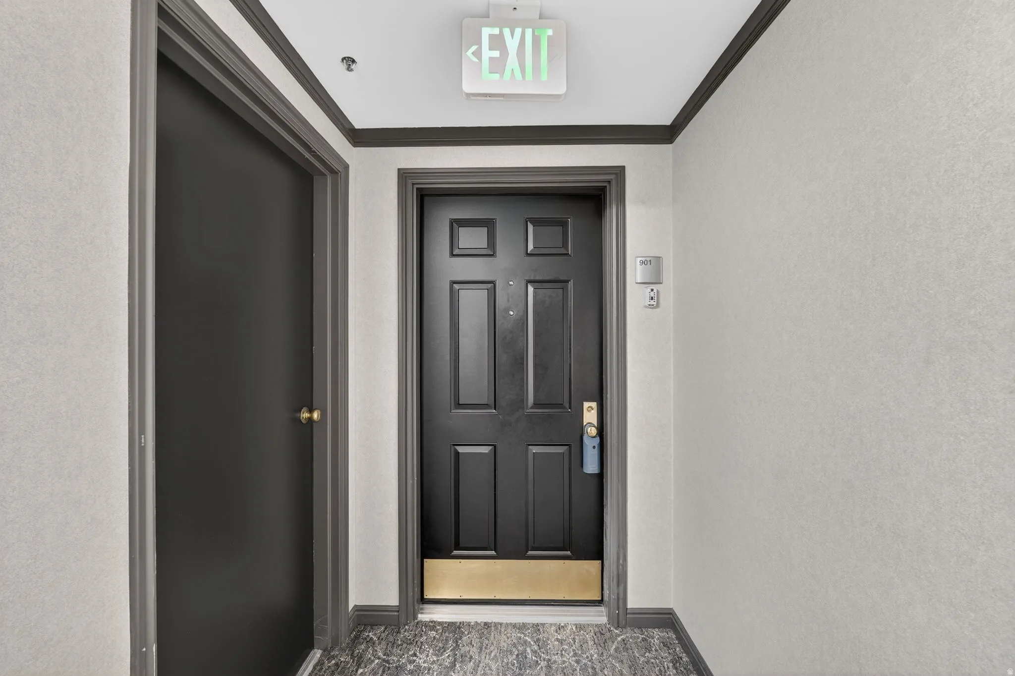 Entry to the condominium unit.