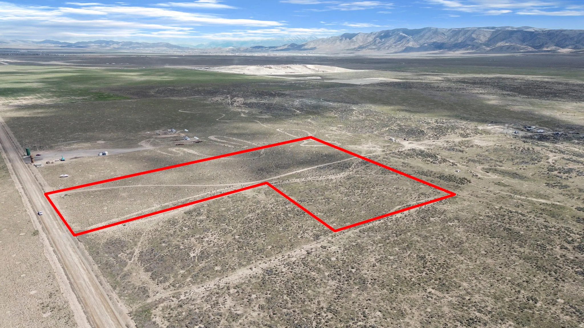 Expansive undeveloped land featuring a varied natural landscape and clear boundaries