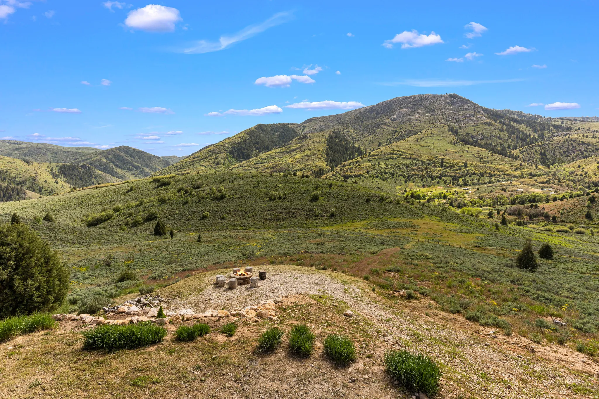 View of mountain backdrop
