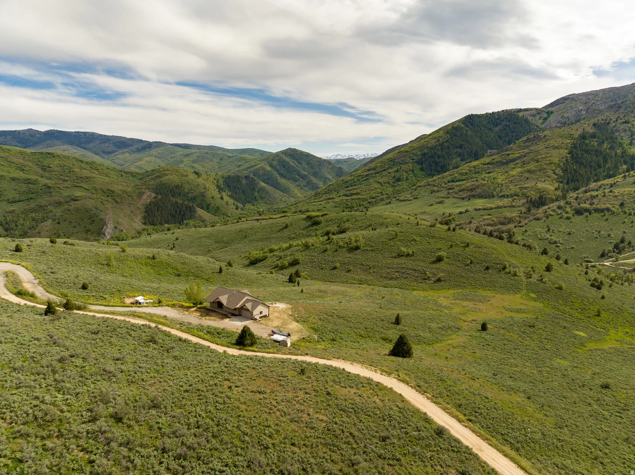 View of mountain backdrop