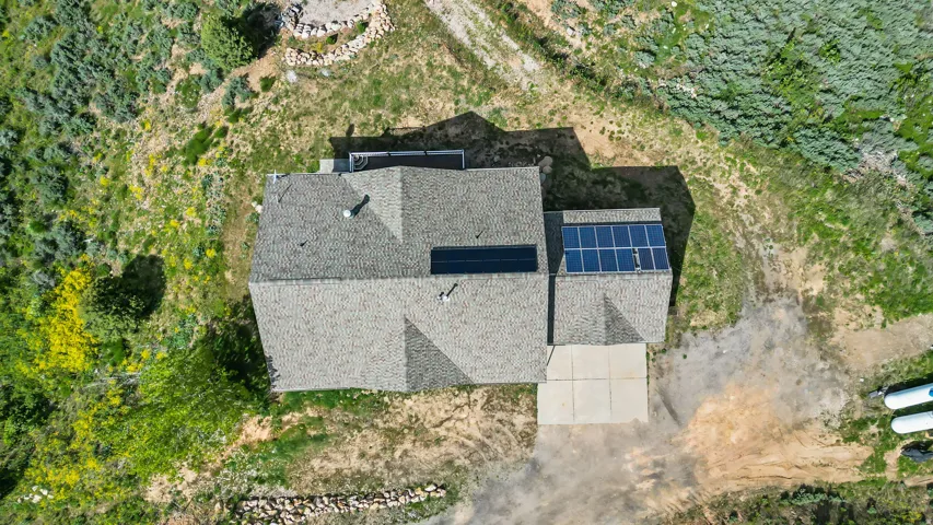 View from above of property