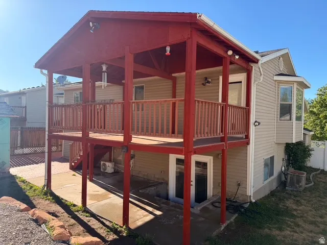 Covered deck and covered patio