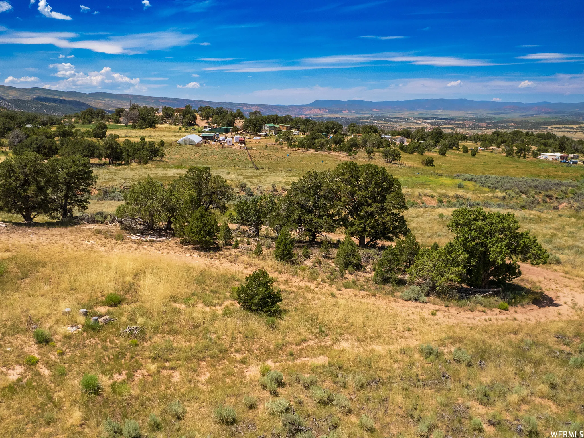 Mountain view featuring rural landscape