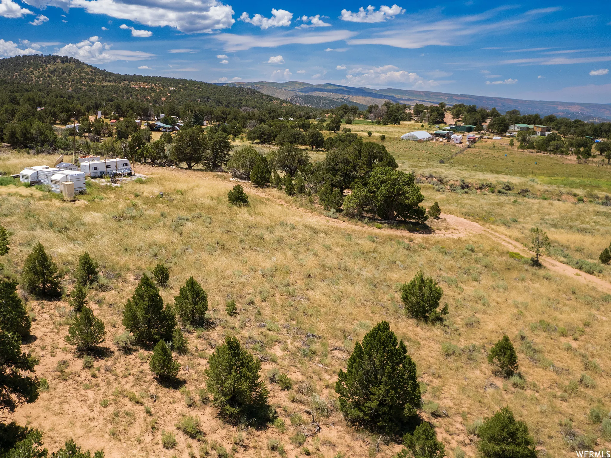 View of rural area featuring a mountain backdrop