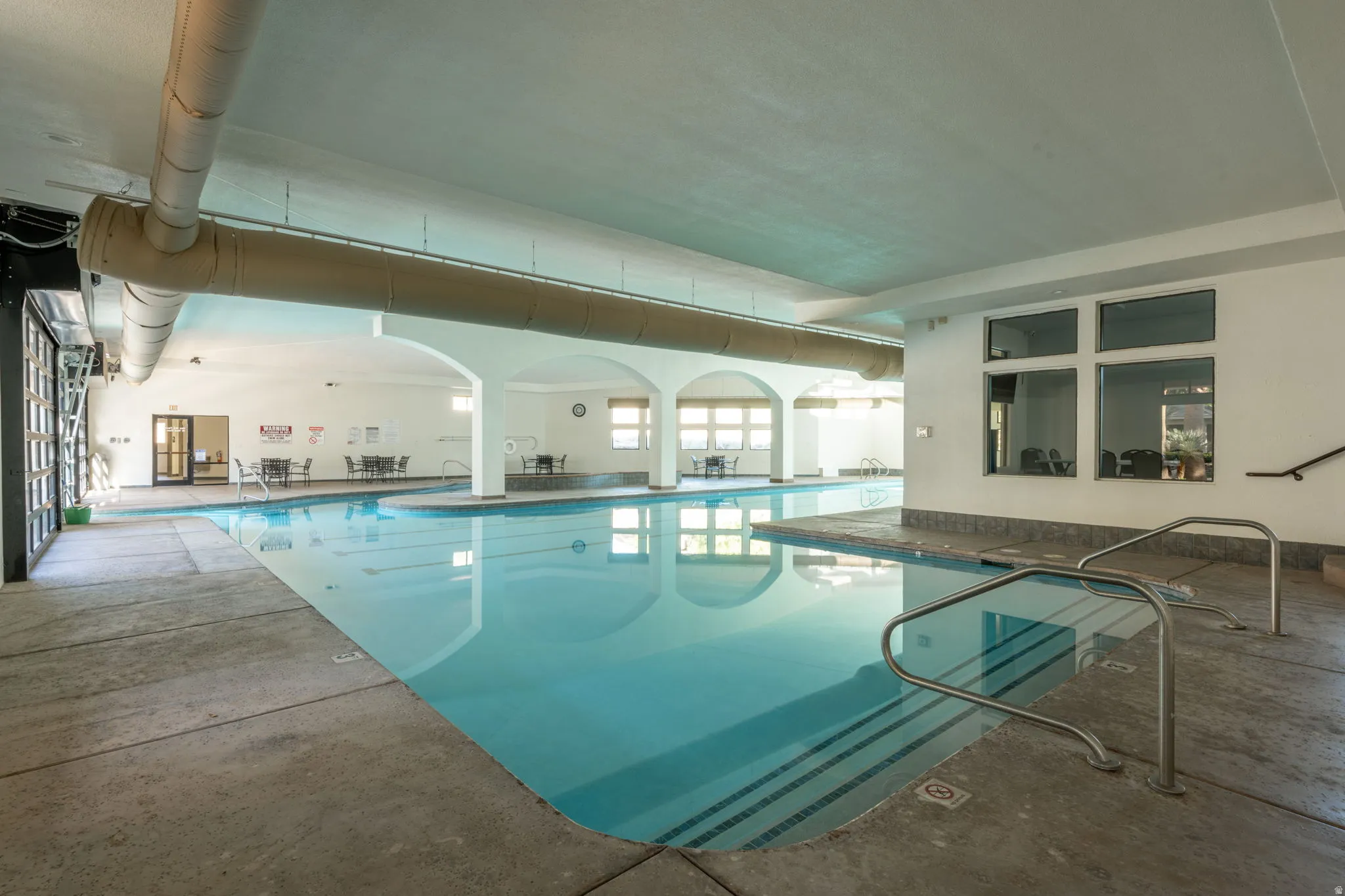 View of indoor pool