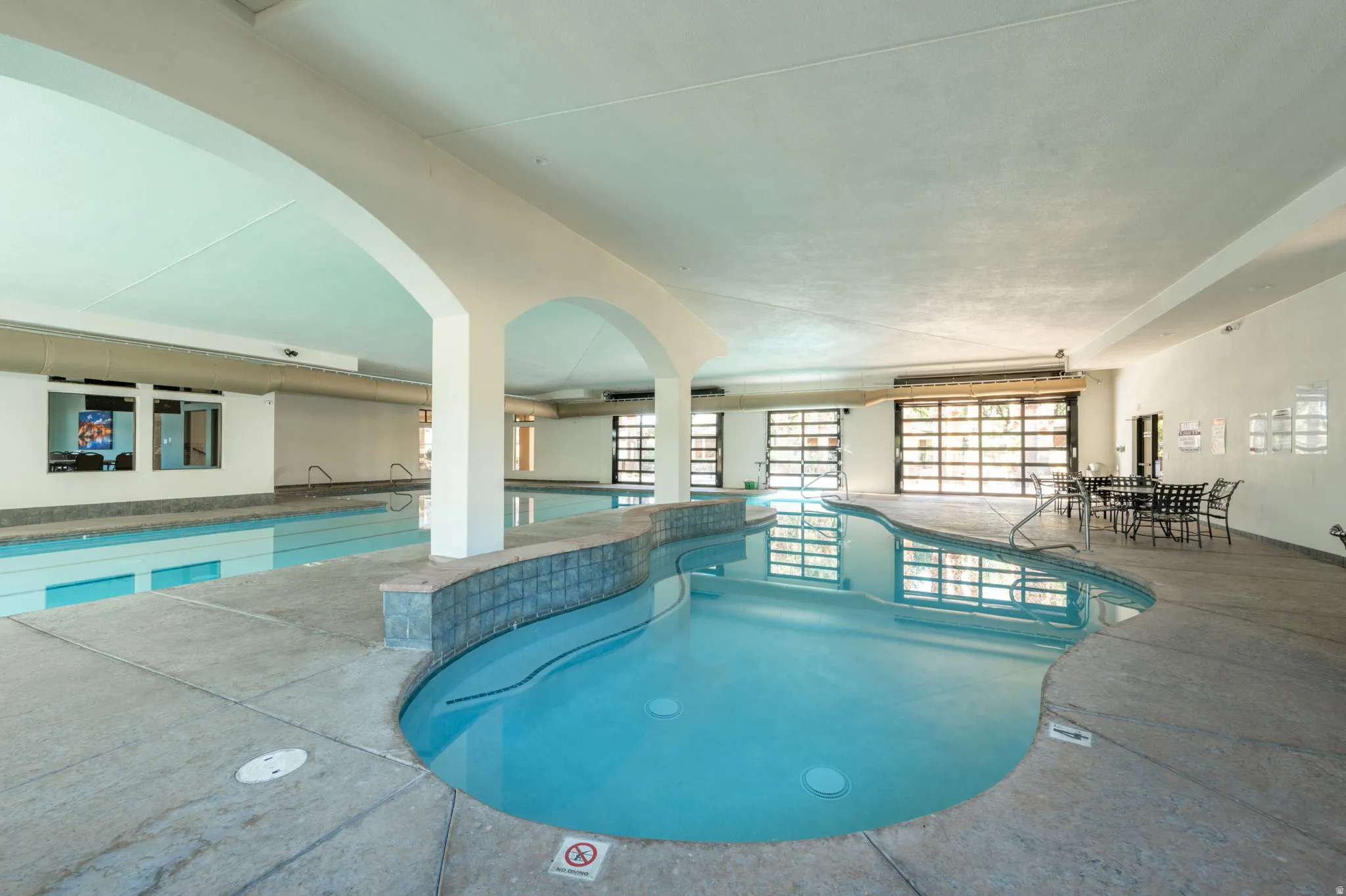 View of indoor community pool