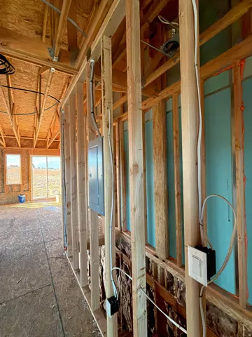 Misc room with electric panel