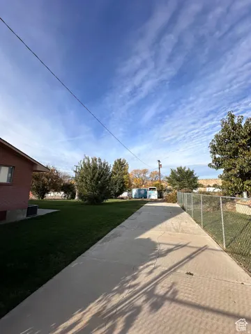View of front of home with brick siding