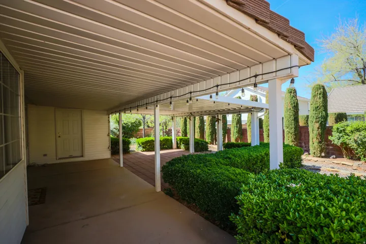 View of patio