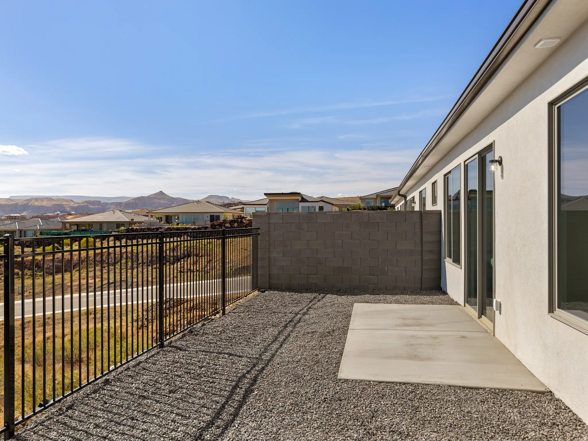 View of patio featuring a residential view