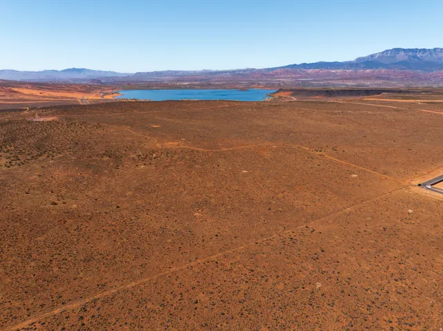 Mountain view with a nearby body of water