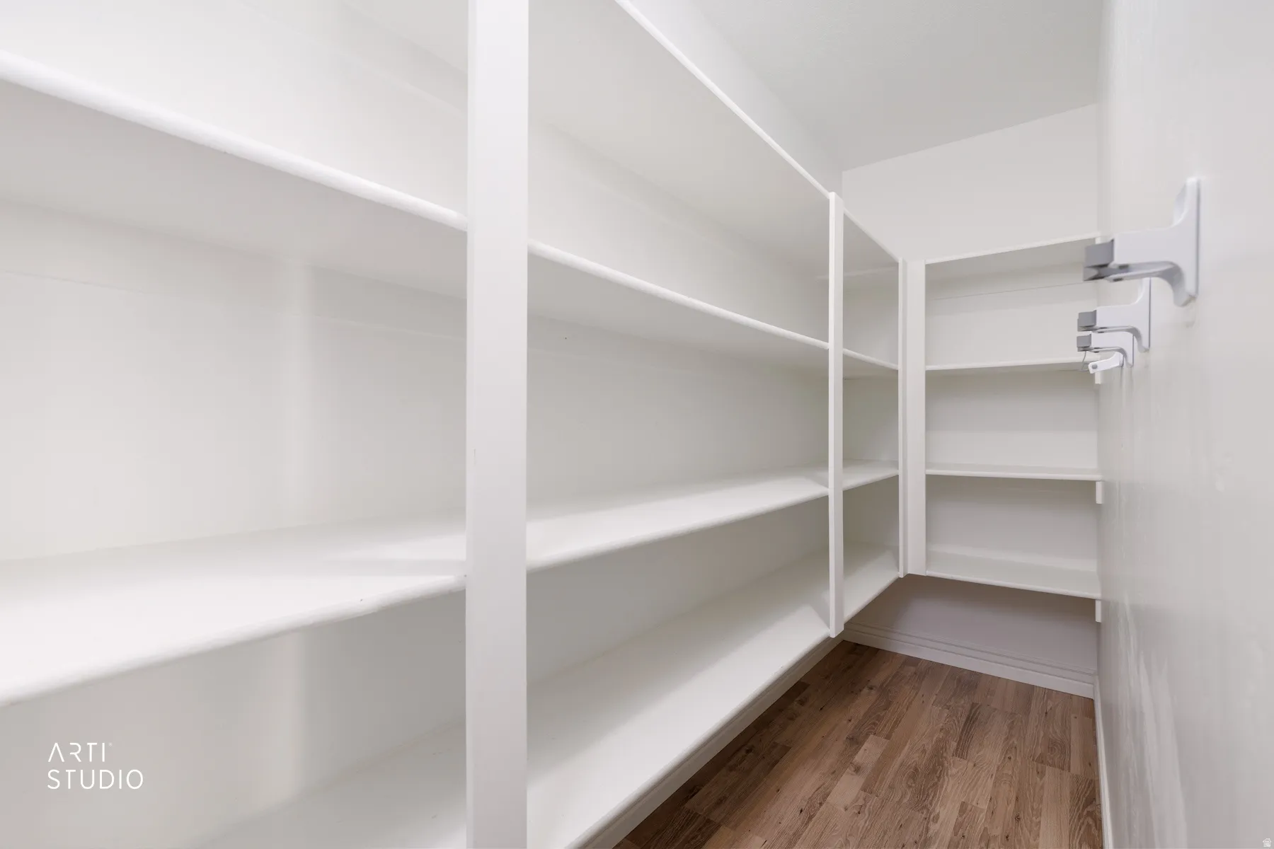 View of large pantry