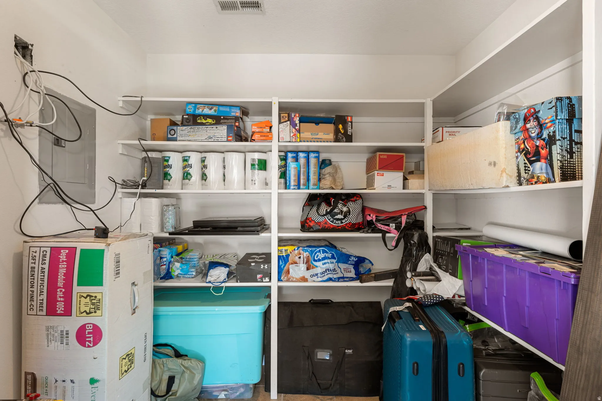 View of storage room