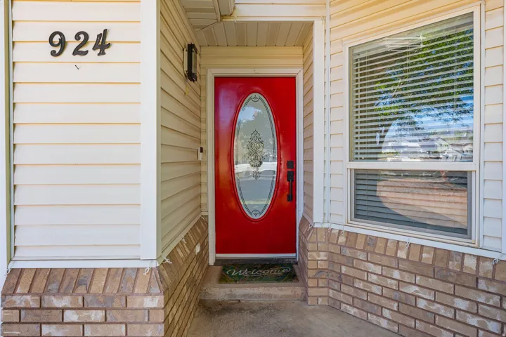 Doorway to property