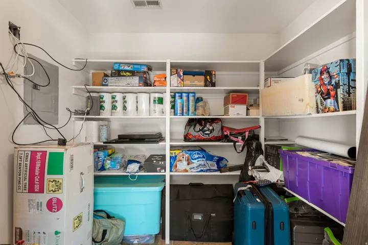 View of storage room