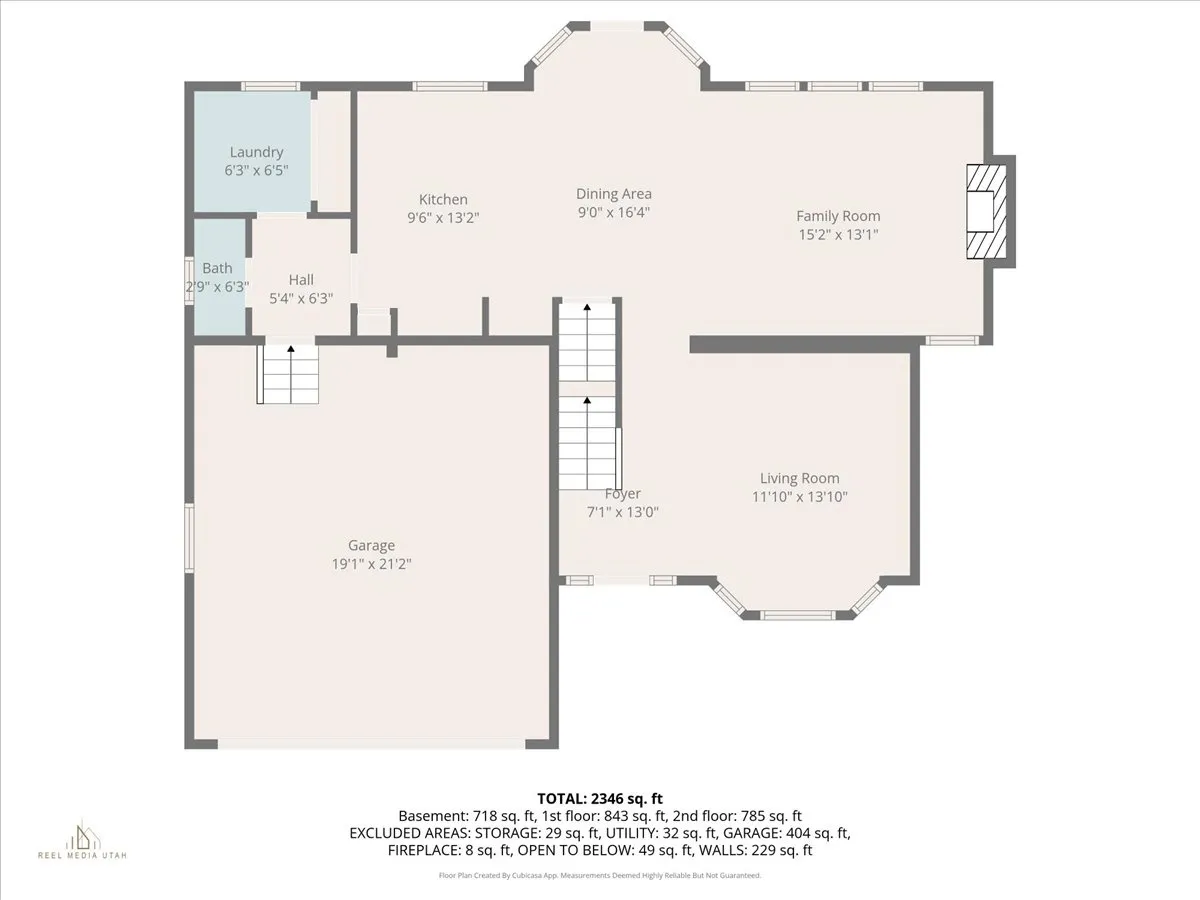 View of floor plan / room layout