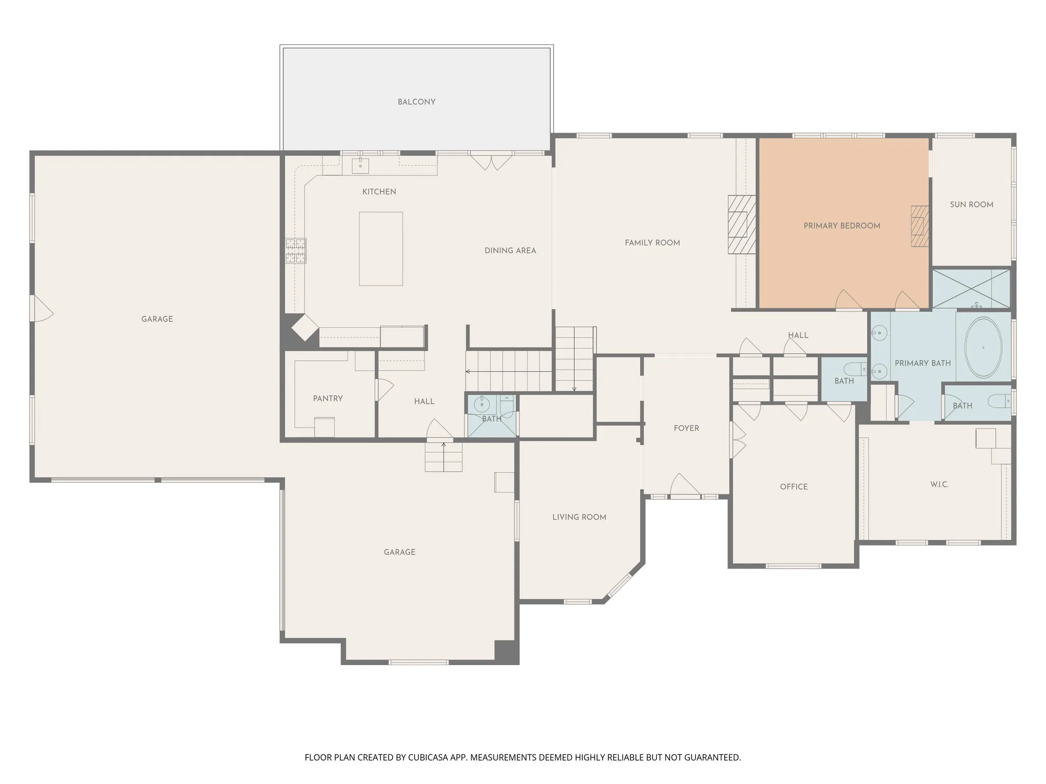 View of floor plan / room layout