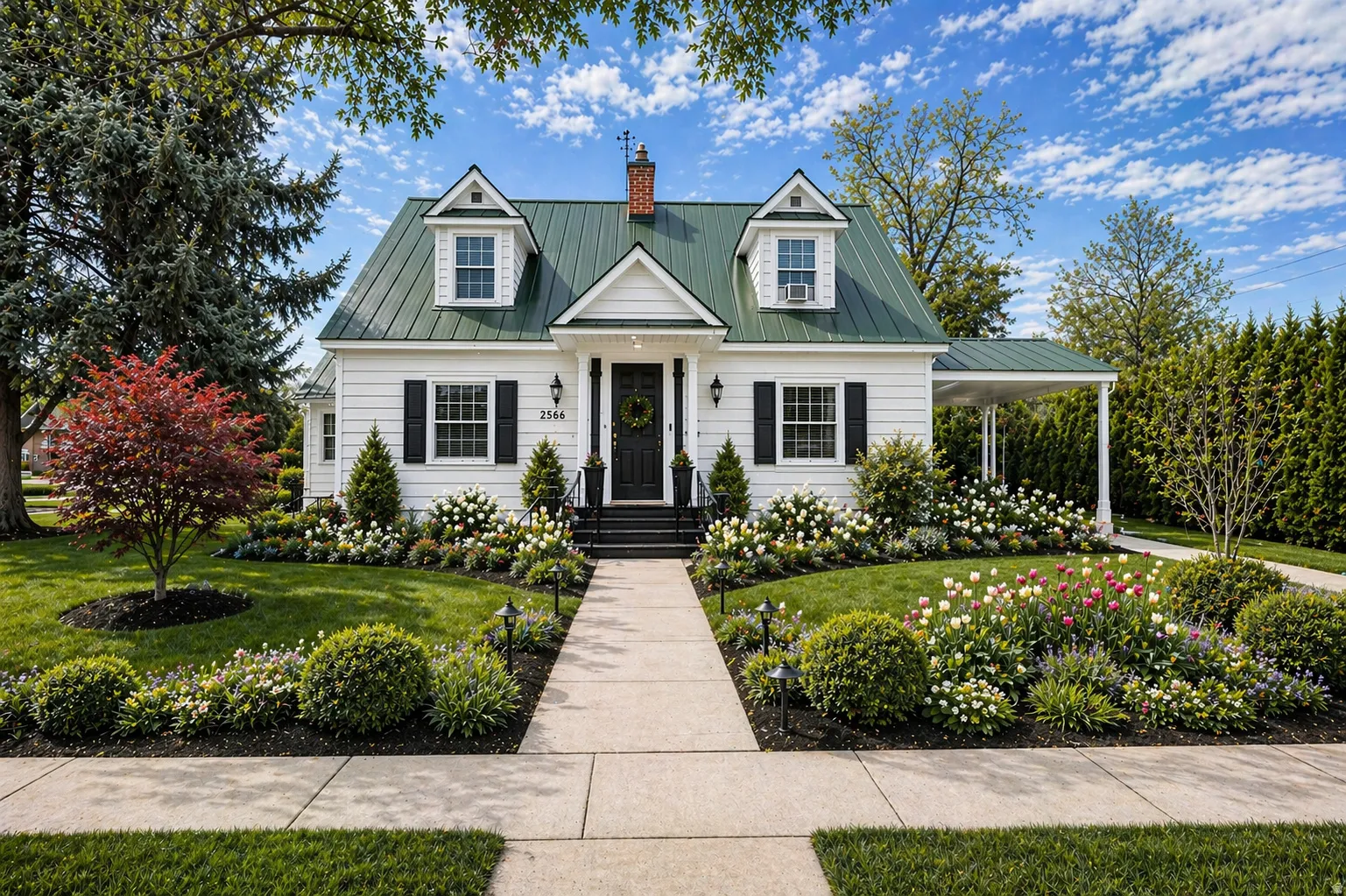 Virtual Image to show new house color & landscaping