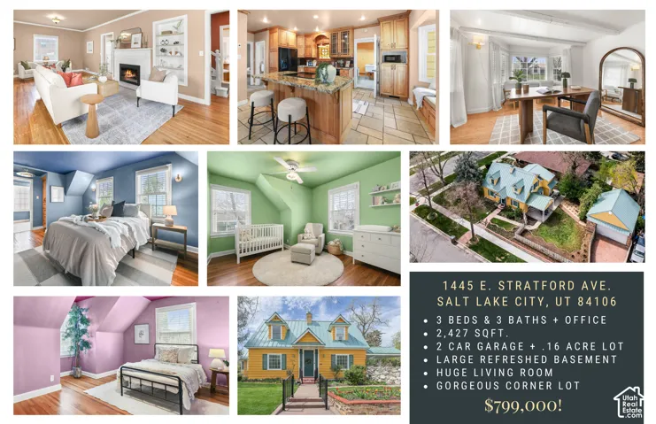 Real Estate Listing. Presenting property features and specifications for a residential dwelling