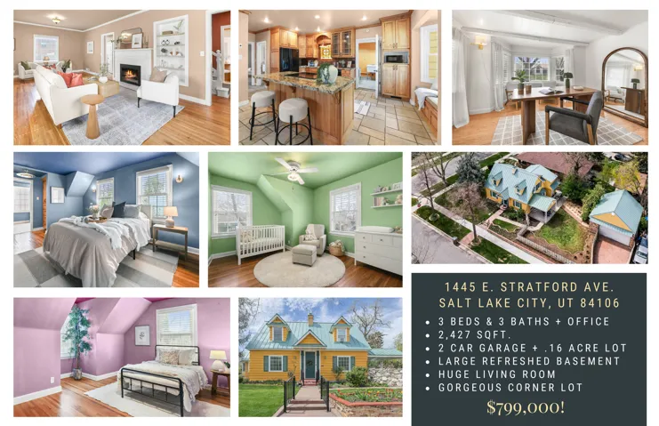 Real Estate Listing. Presenting property features and specifications for a residential dwelling