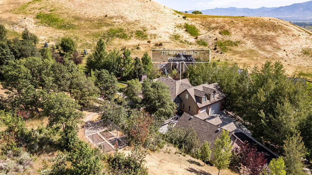 Property featuring a multi-level roofline, integrated two-car garage, and a light-colored stucco exterior