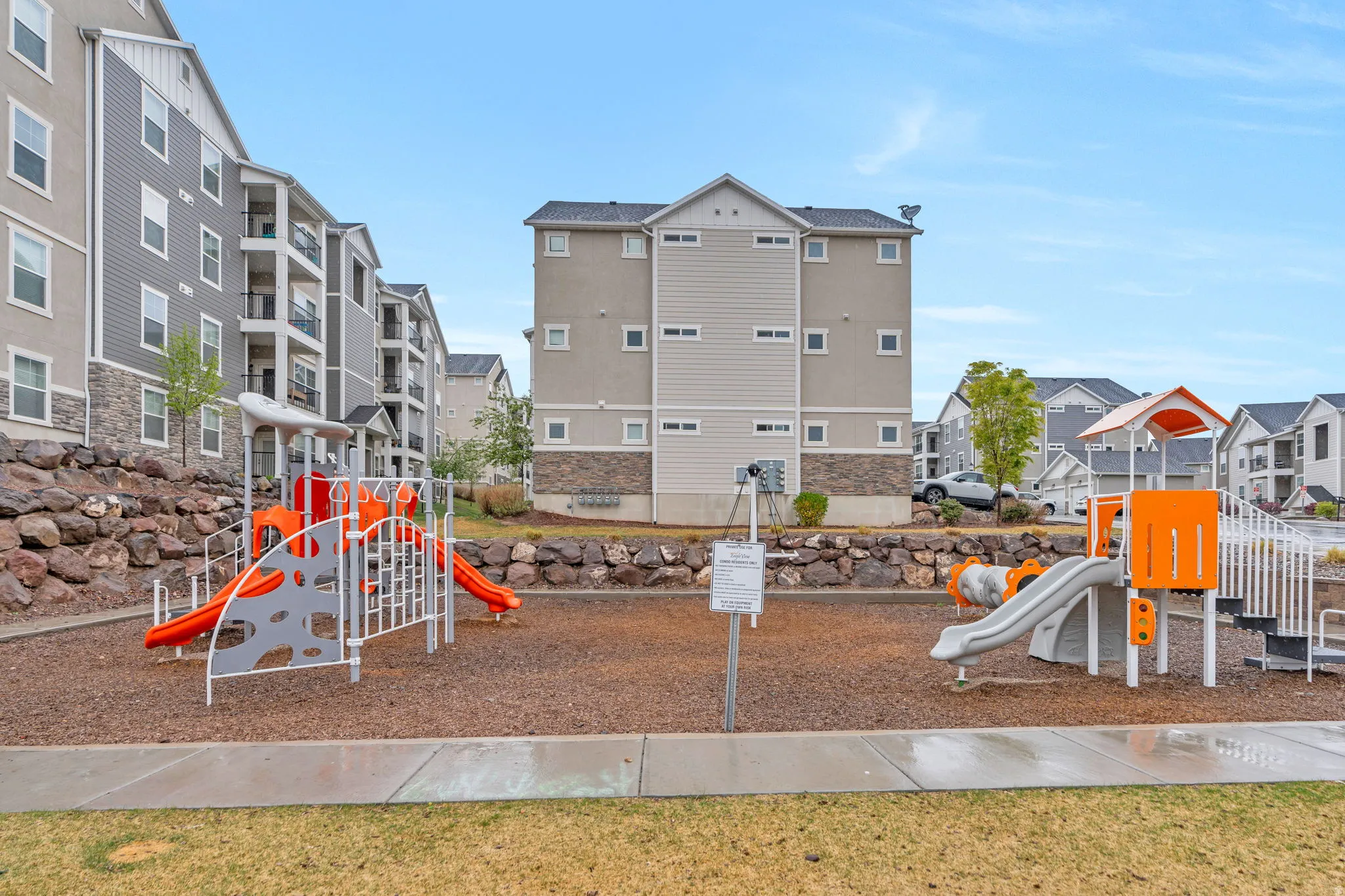 View of community play area