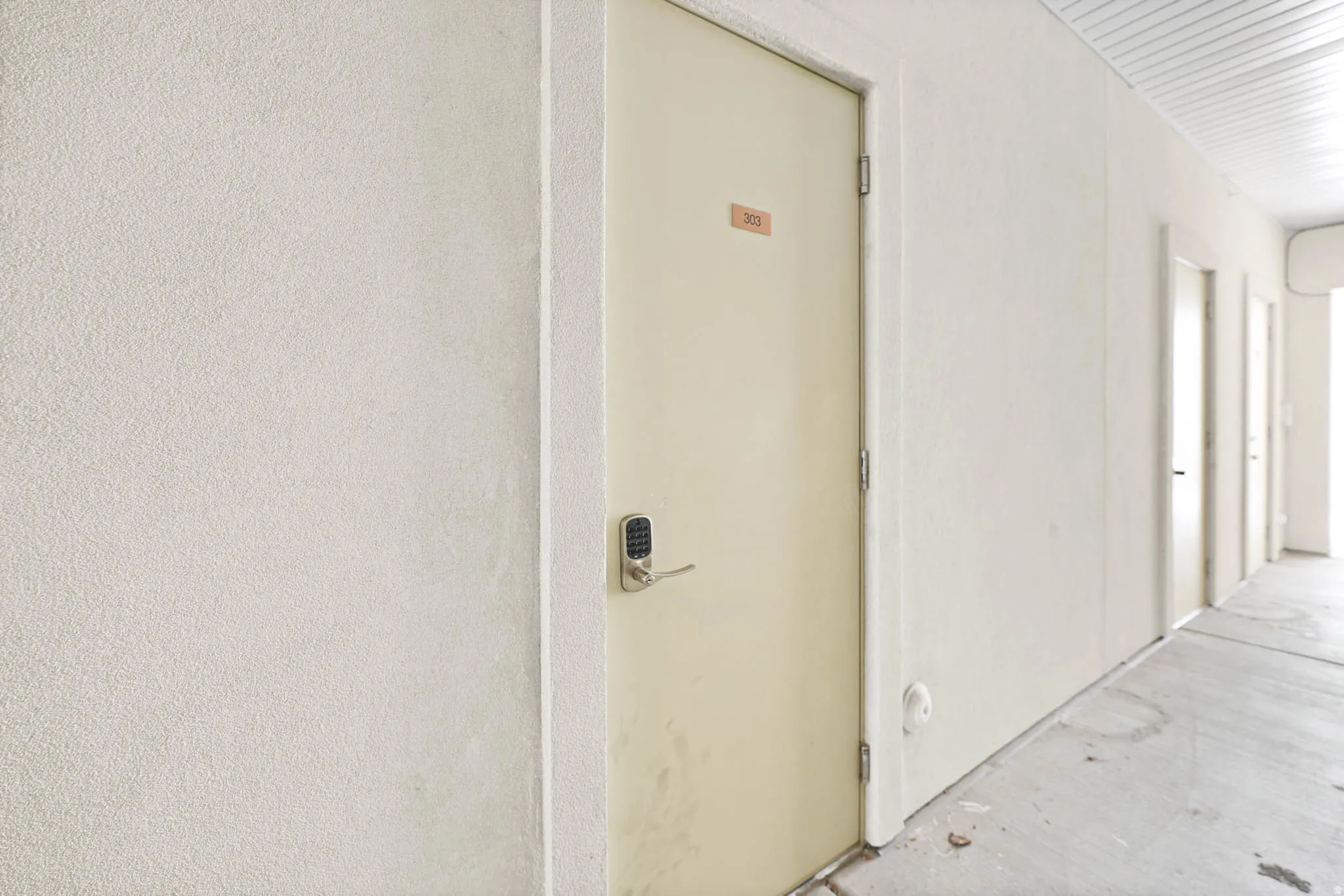 Access to garage (with code)