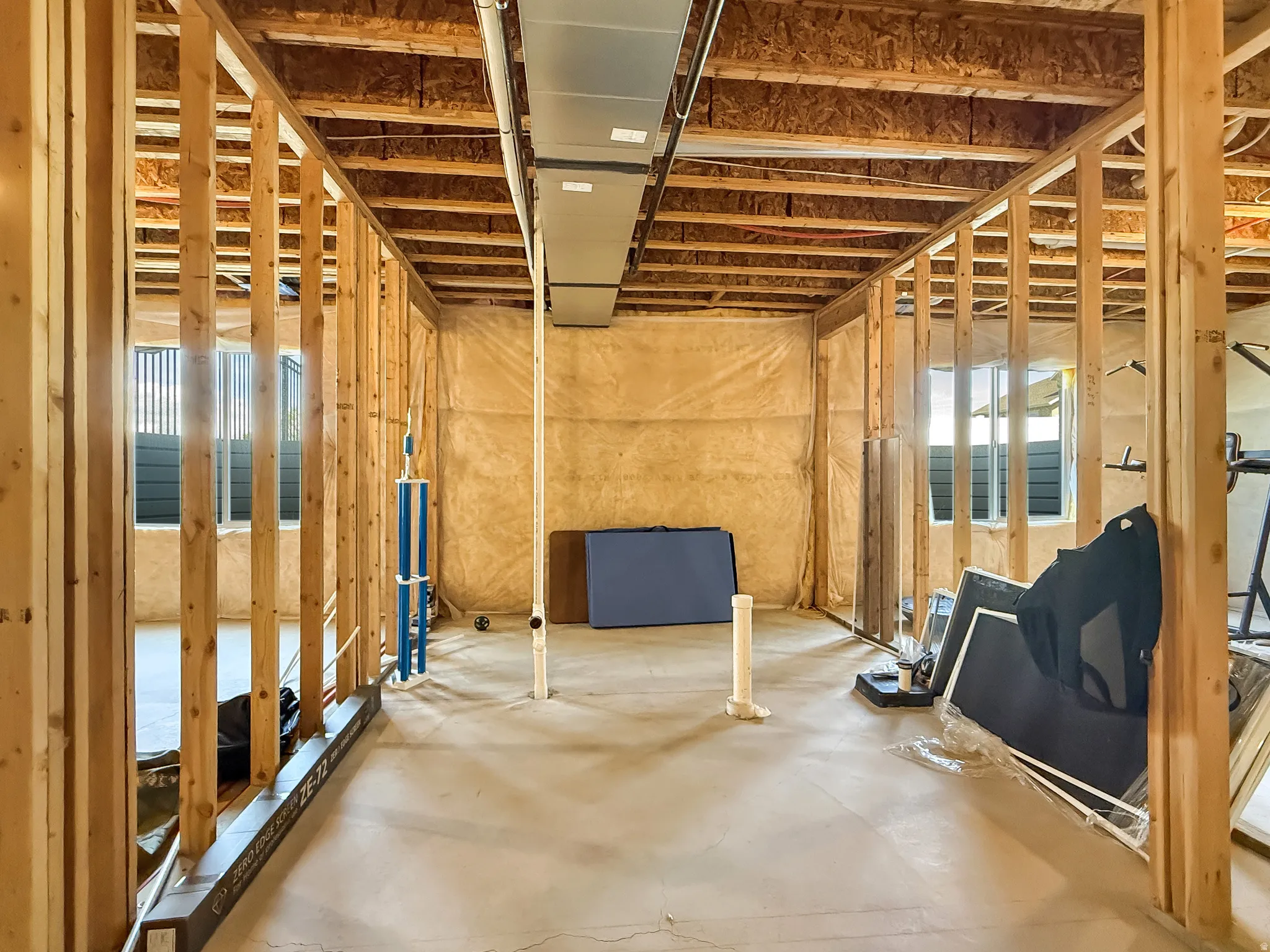 View of basement