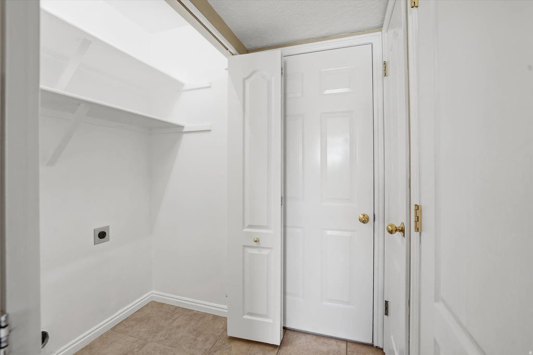 Upstairs Laundry and garage door
