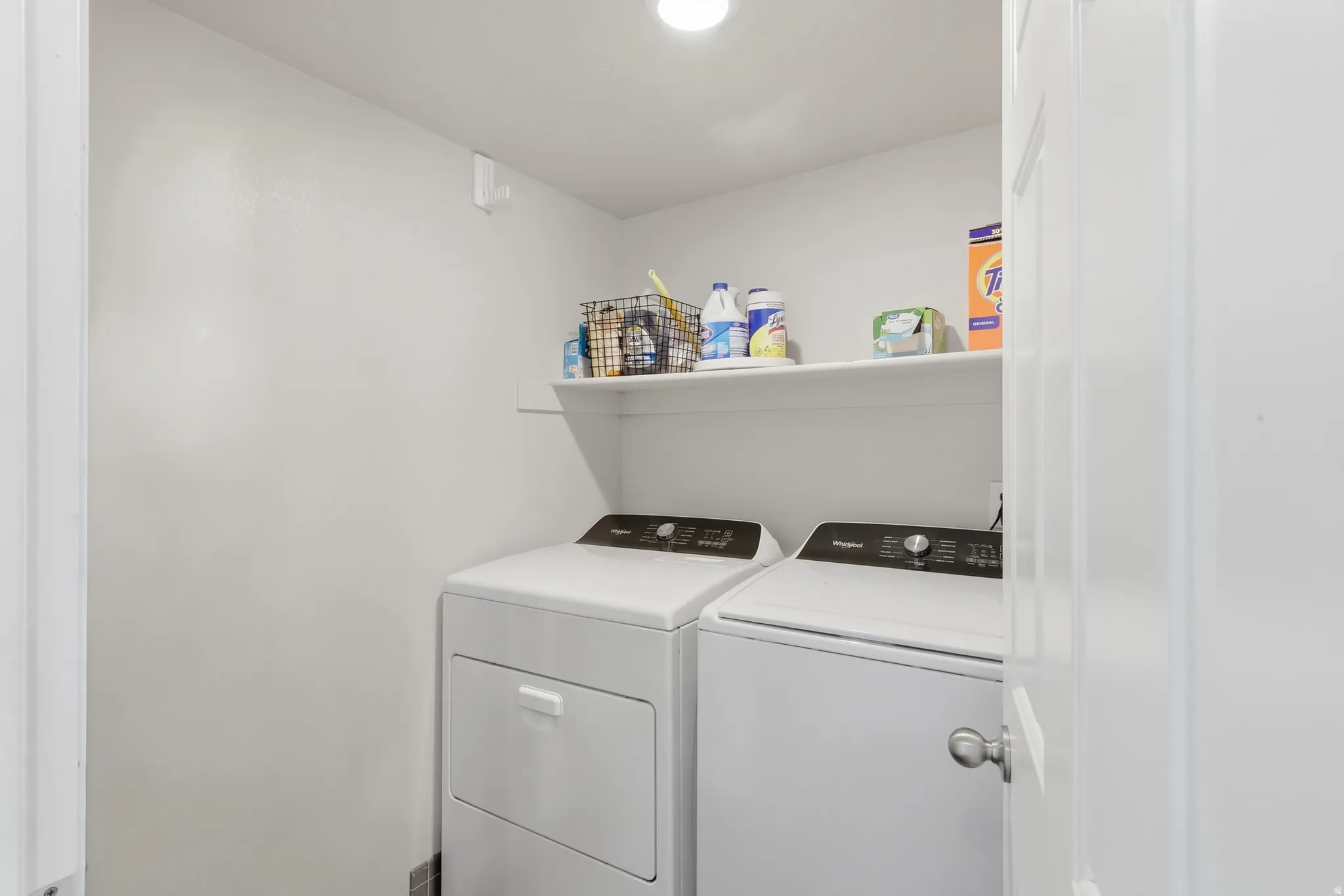 Laundry area with washer and dryer