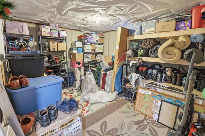 View of storage area