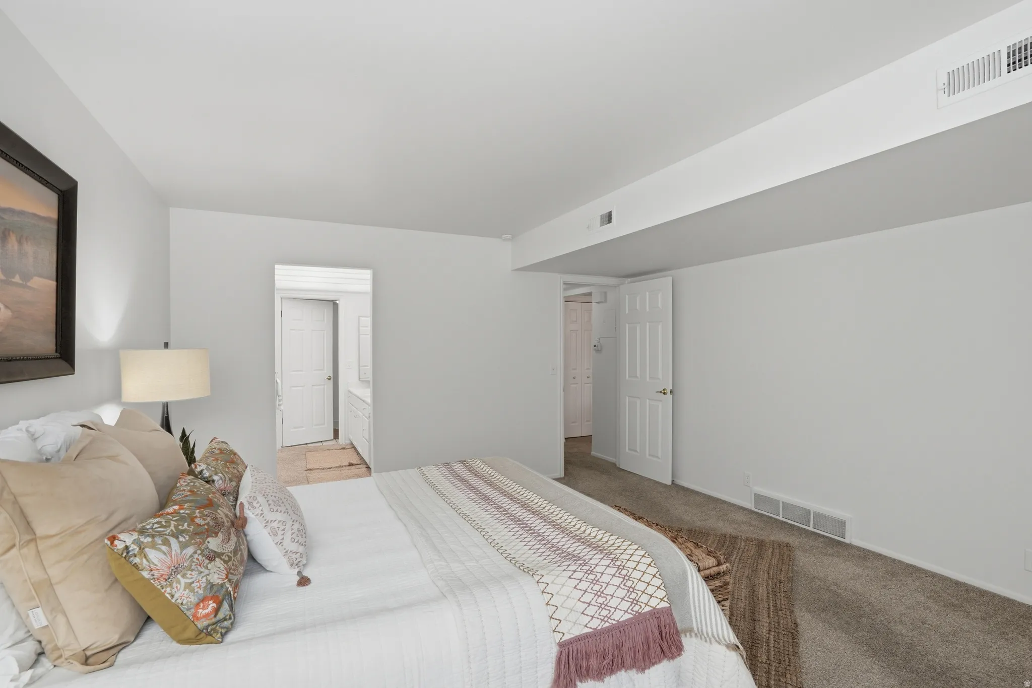 Bedroom featuring carpet flooring