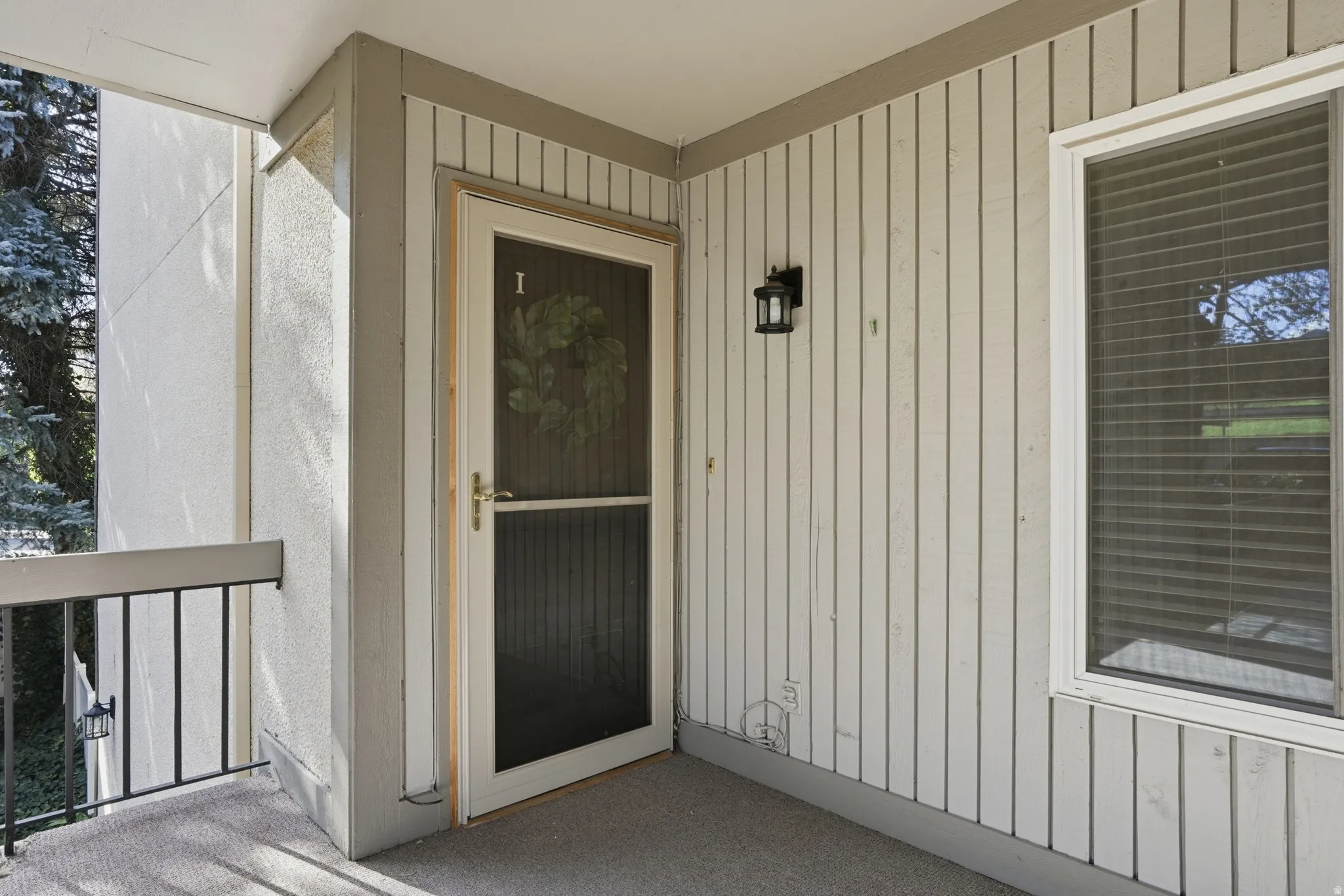 View of exterior entry