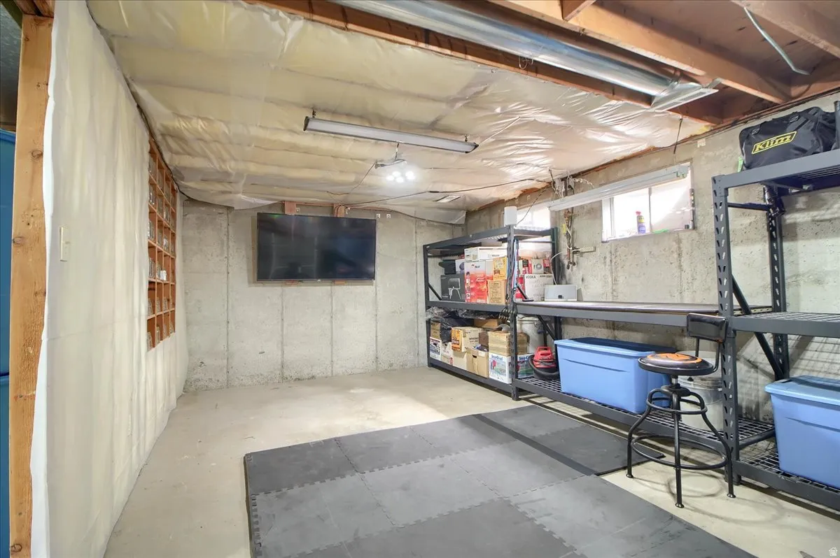 View of basement