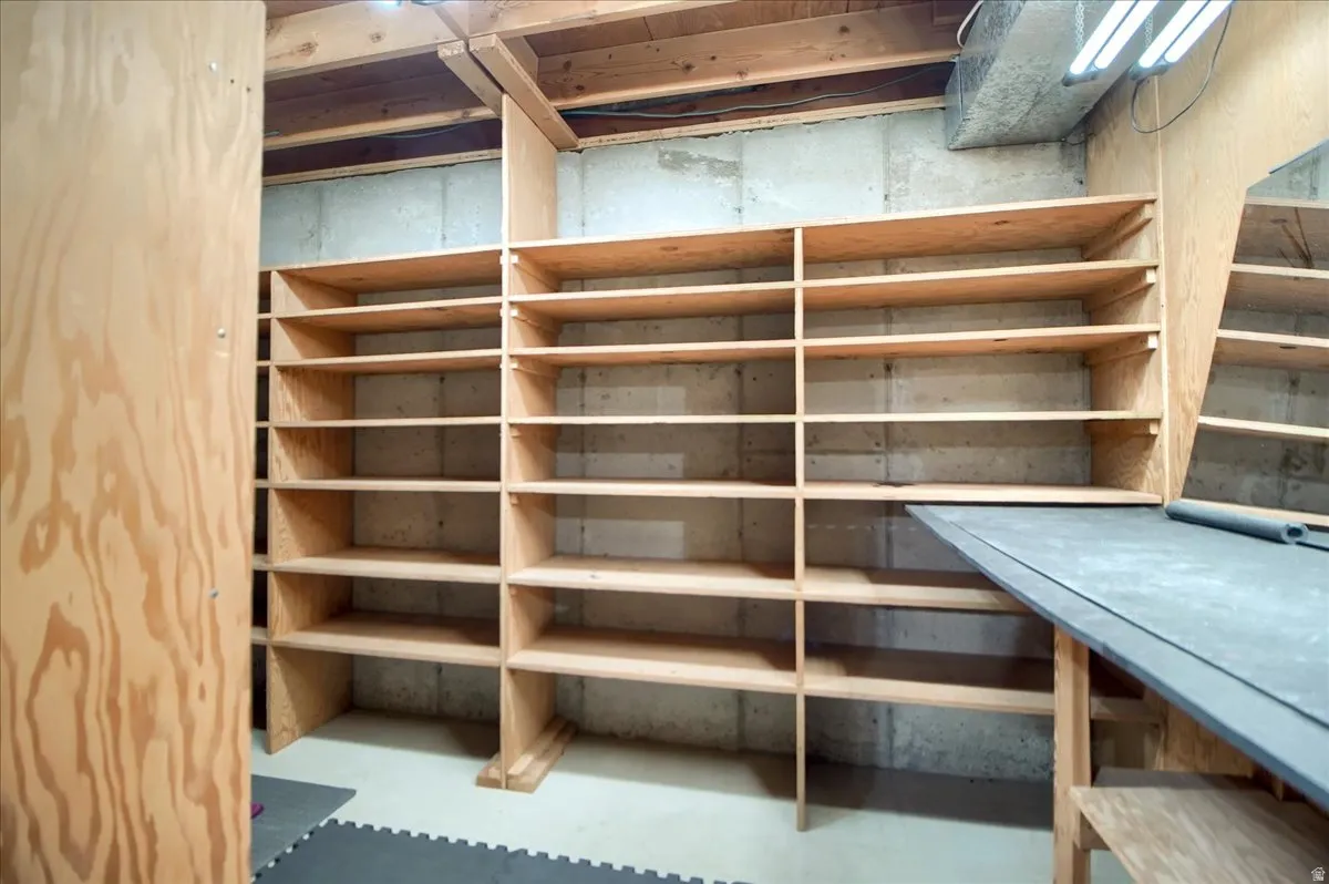 View of storage area