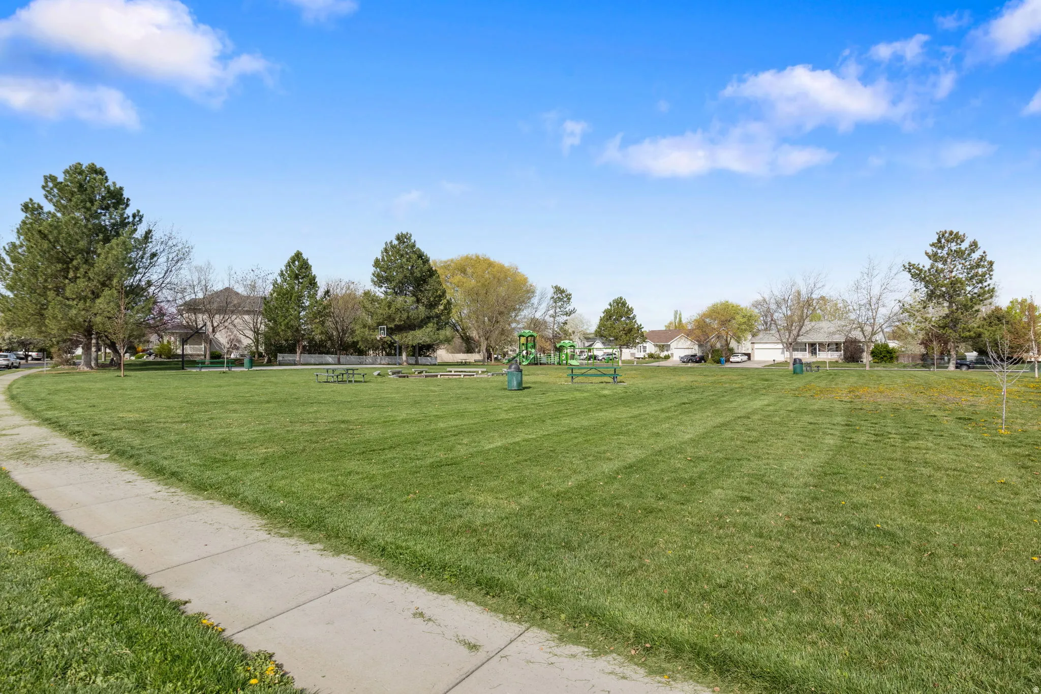 View of Woodland Park across the street