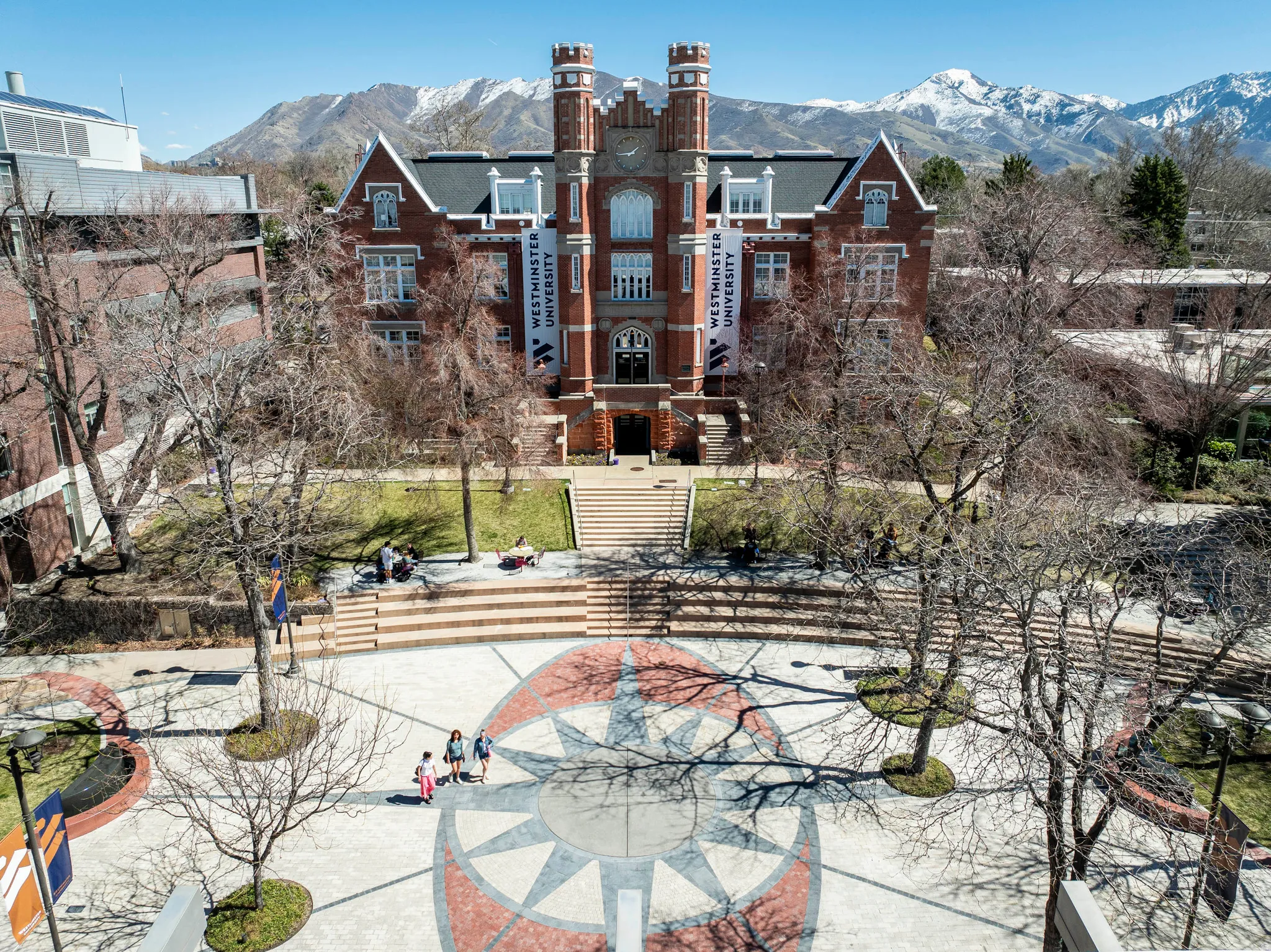 Surrounding community featuring a mountain view and a patio area