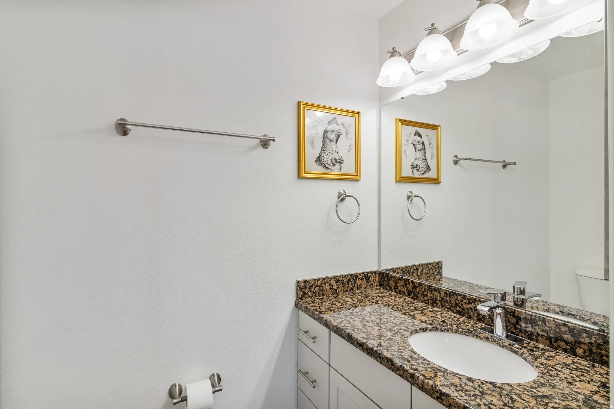 Half bath on the main floor.