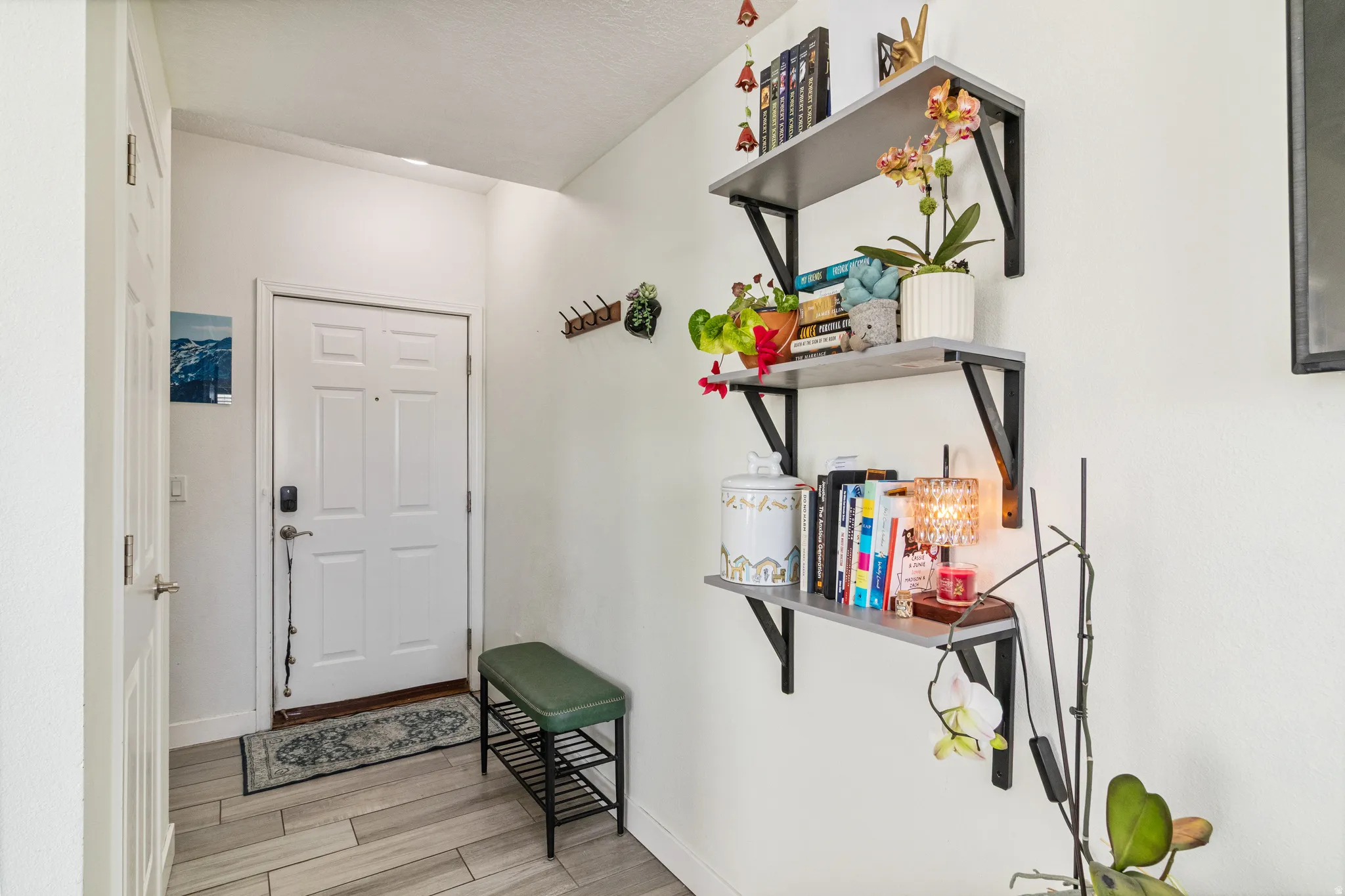 Stairs to the right of front entry