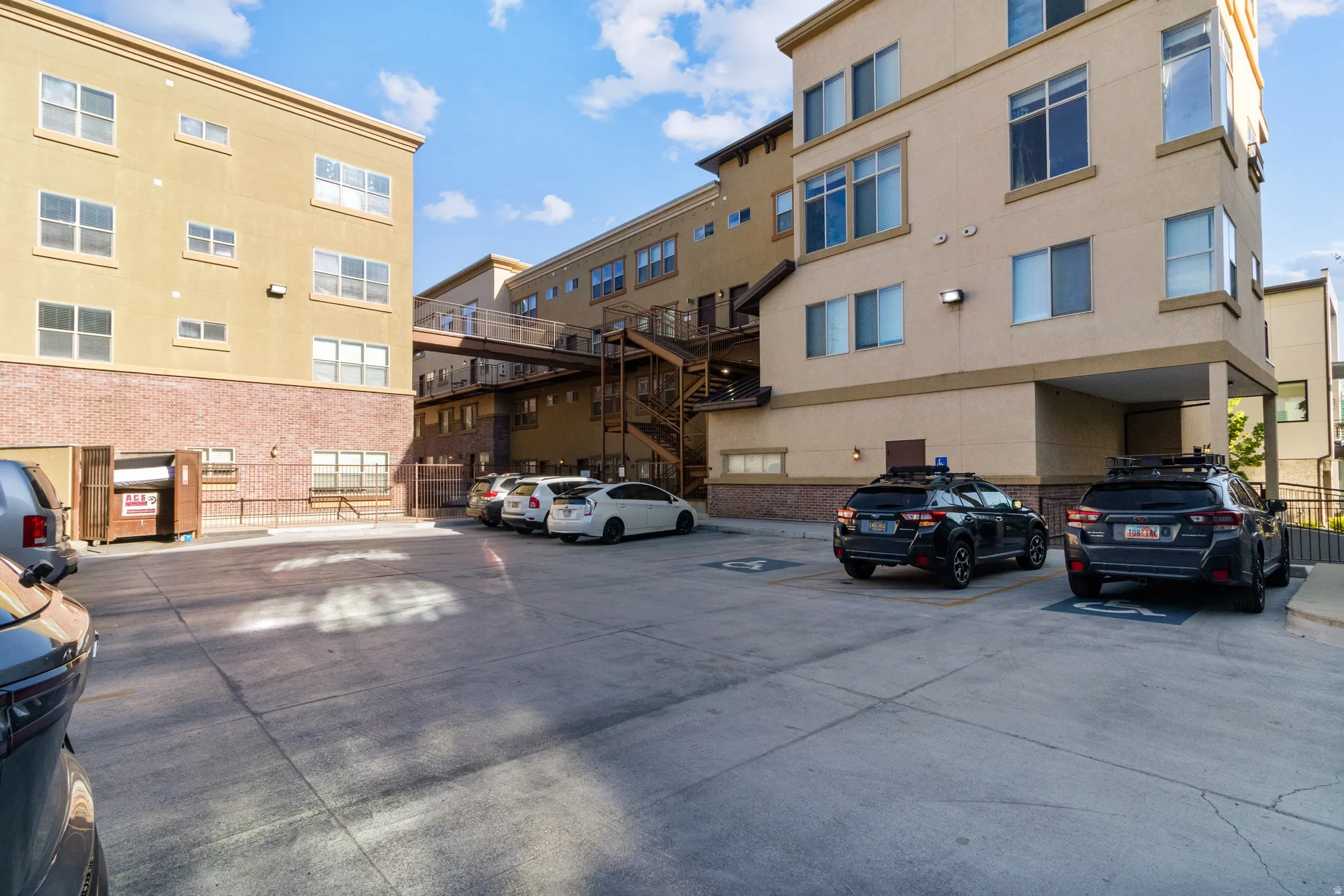 Visitor parking for friends and family.