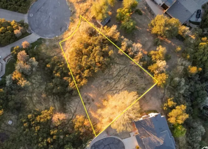 View of property location with property boundaries highlighted