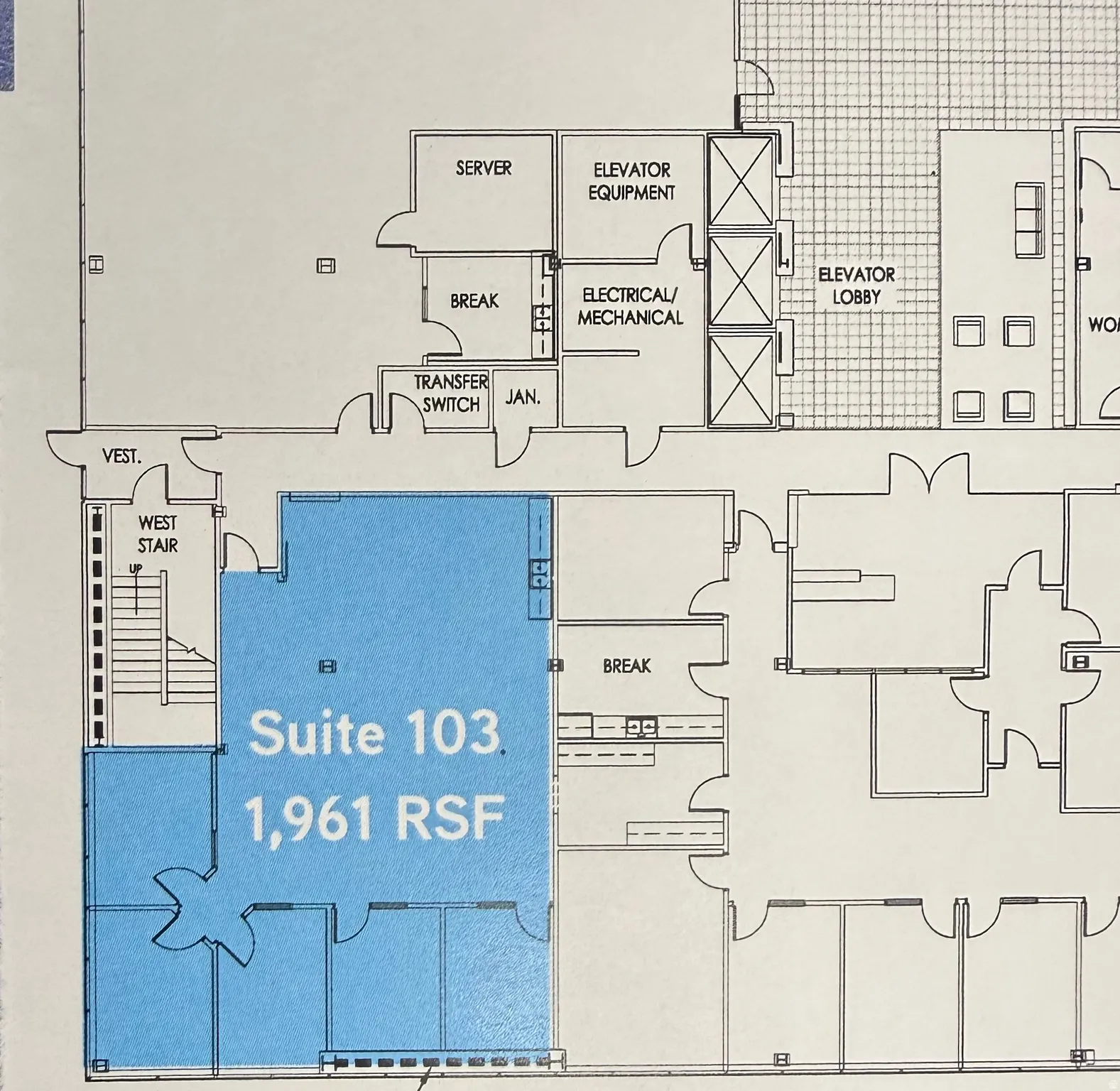 View of home floor plan