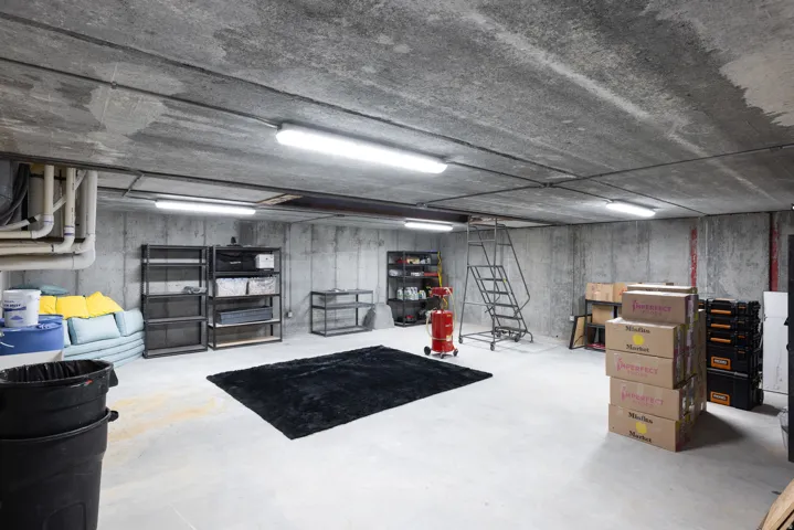 View of basement