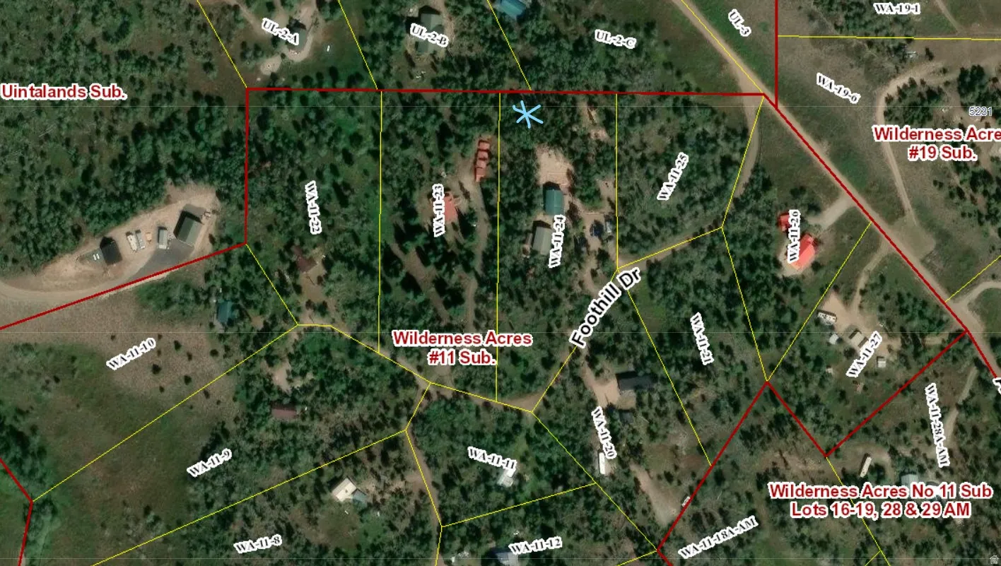Plat Map. Illustrating lot divisions and property boundaries for the designated area