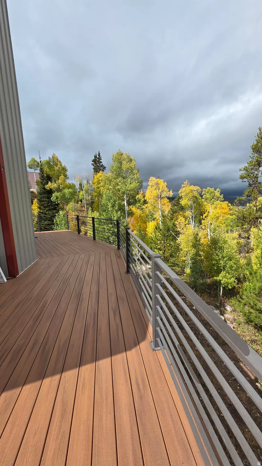 View of deck