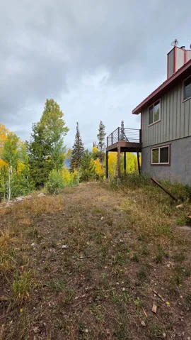 View of yard with a deck