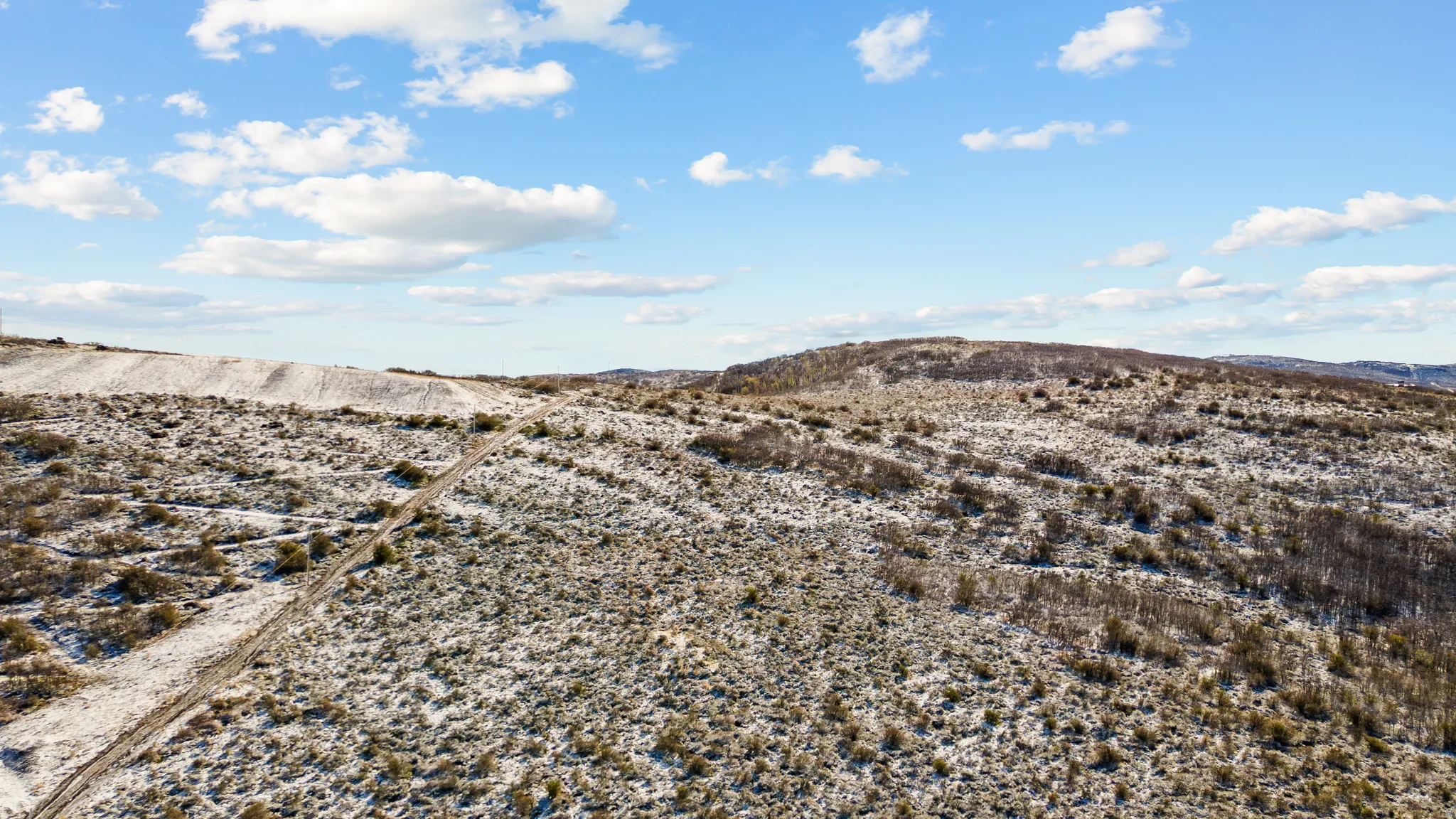 Mountain view with a desert landscape and rural landscape
