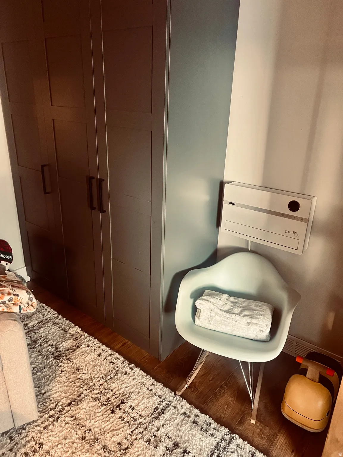 Detailed view of wood finished floors